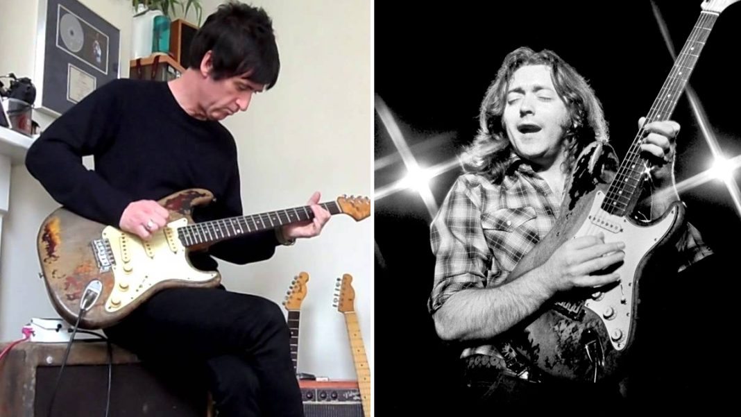 Watch Johnny Marr play Rory Gallagher’s iconic 1961 Fender Stratocaster