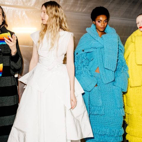 The Best Backstage Photos From the Christopher John Rogers Resort 2024 Show in New York