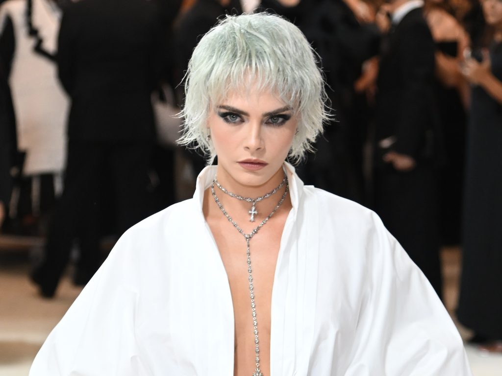 Cara Delevingne Has an Iconic Chanel-Inspired Shag Moment at the Met Gala 2023
