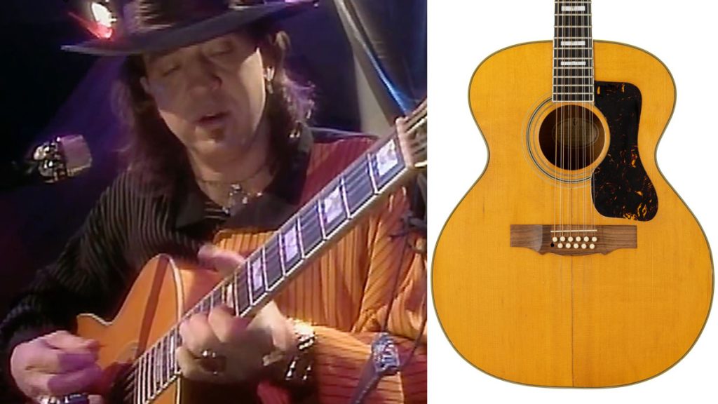 Stevie Ray Vaughan swapped his Strat for this Guild 12-string acoustic in his virtuosic MTV Unplugged performance – now it’s up for auction