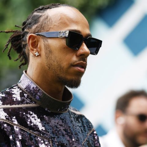 Lewis Hamilton Shines in Dazzling Outfit Ahead of the Miami Grand Prix