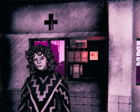 Neon-folk horror Saturnalia is coming to Steam with a new first-person mode and more