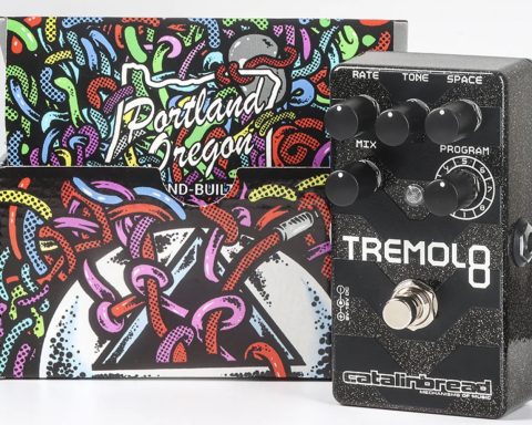 The worlds of reverb and tremolo come crashing together in Catalinbread’s new Tremol8 pedal