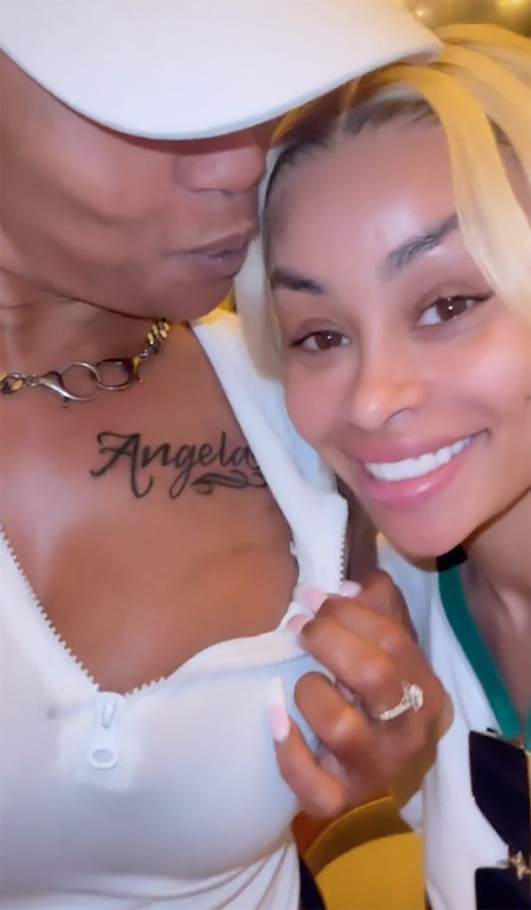 Blac Chyna’s mom gets ‘Angela’ tattoo, ends feud in honor of her birthday