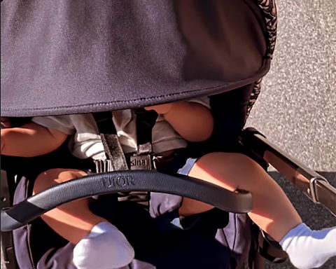 Khloé Kardashian pushes 9-month-old son Tatum in $4,900 Dior stroller