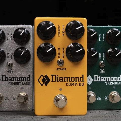 Diamond Pedals is officially back with five compact new stompboxes featuring original circuits, and updated classics