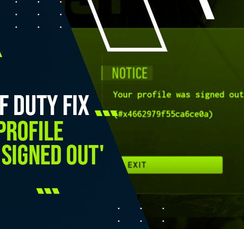 Call of Duty: ‘Your Profile Was Signed Out’ – Fix For All Platforms