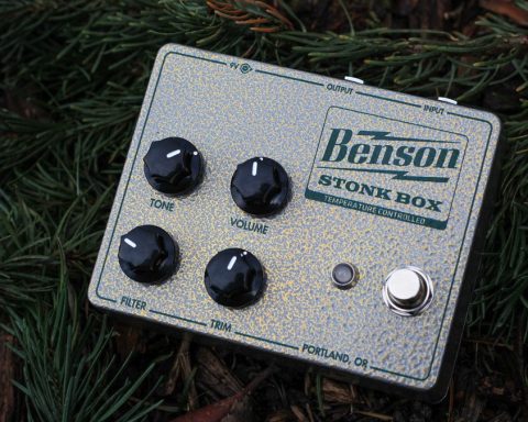 Benson expands its temperate-controlled fuzz pedal range with the vintage ’60s flavors of the Stonk Box