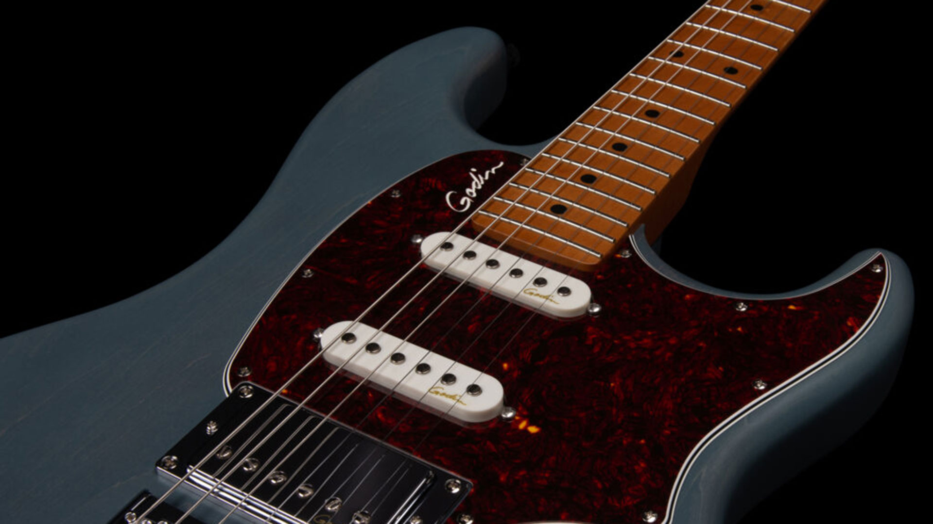Godin announces the Session HT MN – adding new finishes and maple necks to the firm’s flagship solid body guitar