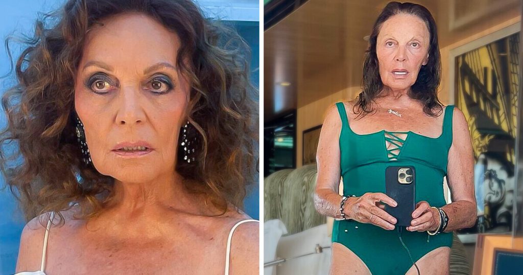At 76, Diane von Furstenberg “Couldn’t Feel Any Younger” and Still Maintains a “Selfie” Body