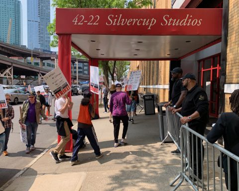 Dispatches From The WGA Picket Lines, Day 21: ‘American Horror Story’ Targeted In NY As LA Sparks Court Jersey Day Outside WBD