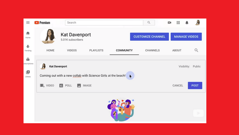 YouTube Makes Community Posts Available to All Channels