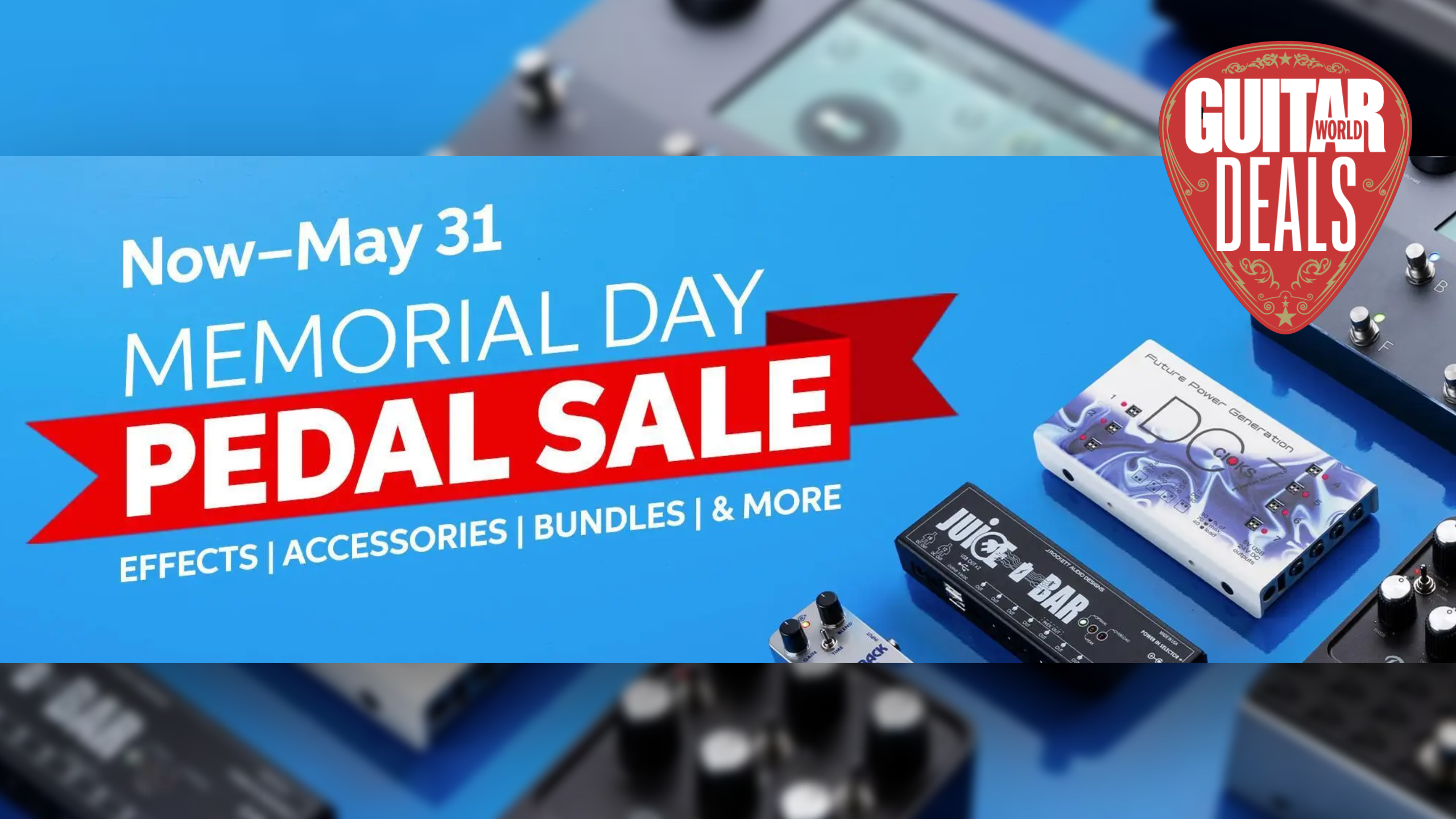 Sweetwater’s Memorial Day sale is the place for pedal lovers with sizable discounts on Line 6, Eventide, Walrus Audio, Pigtronix and more