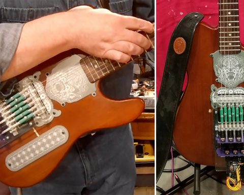 Someone built a robot to pick your guitar strings so you don’t have to